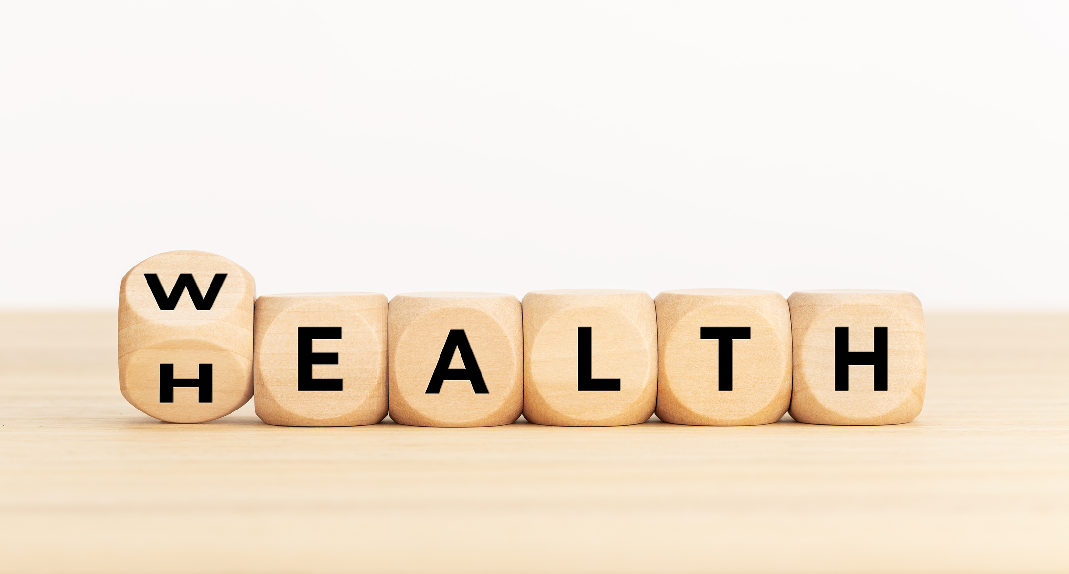 Wealth or Health concept
